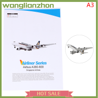 ราคา Wanglianzhon 1 300แอร์บัส A380กระดาษโมเดลกระดาษ3มิติสำหรับของเล่นกระดาษเด็ก (20448075233)