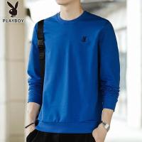 ราคา Playboy เสื้อยืดแขนยาวผู้ชายคอกลมใส่สบายสำหรับฤดูใบไม้ร่วงเสื้อยืดผู้ชาย (10537212375)