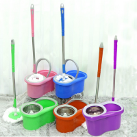 ราคา LuckyWd ชุดถังปั่น สีเขียว ถังปั่นสแตนเลส ถังspin mop พร้อมถังปั่นสแตนเลส และ ผ้าม๊อบไมโครไฟเบอร์ 2 ผืน ไม้ม็อบ ชุดถังปั่นไม้ม็อบ ถังรีดน้ำสแตนเลส ไม้ถูพื่นสแตนเลส ที่ถูพื้น ที่ถูบ้าน ไม้ถูบ้าน ไม้ถูพ