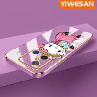 ราคา YIWESAN เคสสำหรับ Xiaomi Redmi 12C 12 A1 A2 Y2 S2 C55 POCO F5 Pro เคสการ์ตูน Hello Kitty สุดหรูชุบเคสมือถือขอบสี่เหลี่ยมใหม่ซิลิโคนนิ่มคลุมทั้งหมดกล่องกันกระแทกป้องกันเลนส์กล้อง (20808067932)
