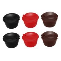 ราคา 9 Pack Dolce Gusto Refillable Coffee Capsules Reusable Coffee Pods Filters Compatible with Nescafe Dolce Gusto Brewers (19839621945)
