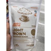 ราคา น้ำตาลอ้อย ธรรมชาติ 100 น้ำตาลทรายแดง ไลท์ บราวน์ มัสโควาโด 500 G Light Brown Muscovado Sugar Good Sugaaar Brand (15675194423)