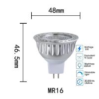 ราคา หลอดไฟฮาโลเจน50W สีขาวอบอุ่นอบอุ่นเย็น E14 E27สปอตไลท์ไฟ LED 5W E12 220V 12V 24V 36องศา (19245731575)