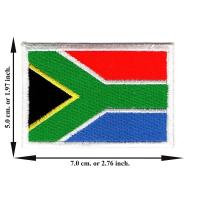 ราคา ตัดรีด ตัวรีดติดเสื้อ อาร์มปัก ติดเสื้อปัก ปักเสื้อ DIY ลาย ธงSouth Africa สีเขียว มีบริการเก็บเงินปลายทาง (6440090711)