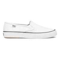 ราคา Keds รุ่น Logan Slip On Leather รองเท้าผ้าใบหนัง ผู้หญิง สี WHITE WH64312 (21280465109)