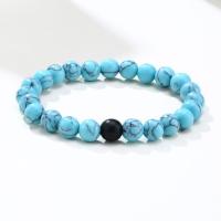 ราคา Kemstone สร้อยข้อมือเชือกยางยืดลูกปัดหินคาร์เนเลียนเทอร์คอยซ์ขาวสำหรับผู้ชายผู้หญิง (18231692862)