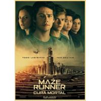 ราคา 2023 Movie series The Maze Runner poster Jet Li wall decorative painting retro adventure kraft paper retro poster art painting (20401522703)