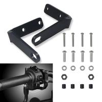 ราคา Rebel500 Motorcycle Handlebar Rear View Side Mirror Spotlight Bracket Accessories For Honda CMX 500 300 Rebel 500 300 (11228101744)