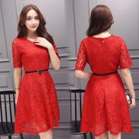 ราคา ชุดราตรียกน้ำชาเจ้าสาวสีแดงสดชุดเดรสกระโปรงลูกไม้กลับบ้านสำหรับคนตัวเล็กดูผอมดูดีแบบใหม่ในฤดูร้อน2022 (20785192412)