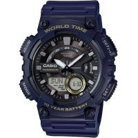 ราคา Casio Mens Heavy Duty Quartz Resin Watch Color Blue Model AEQ110W 2AV (16939783098)