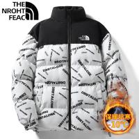 ราคา แบบไดนามิก North Face เสื้อขนเป็ด2022ฤดูหนาวใหม่หลวมอบอุ่นพลัสกำมะหยี่หนาคอตั้งเป็ดสีขาวเสื้อขนเป็ด (17582320519)
