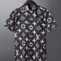 ราคา Fendi เสื้อเชิ้ตแขนสั้นผู้ชายพิมพ์ลายเสื้อลำลองผ้าฝ้ายทันสมัยทันสมัย (19515002836)