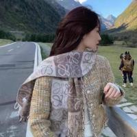 ราคา sacred Loewe Luoyiwei ผ้าพันคอ ผ้าแคชเมียร์ ผ้าคลุมไหล่ ผ้าขนสัตว์ ลายดอกไม้ สไตล์ยุโรป และอเมริกา แฟชั่นฤดูหนาว สําหรับผู้หญิง (20090400927)
