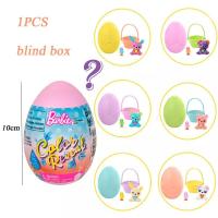 ราคา Original Barbie Doll Color Reveal Blind Box Egg Case Pet Barbie Toys for Girls Surprise Baby Doll Accessories Kids Toys Play Set (11643395244)