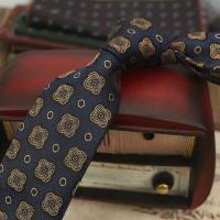 ราคา เนคไทแนวศิลปะสำหรับผู้ชายสีกาแฟสีน้ำตาลแดงขนาดธุรกิจ8ซม (19843162448)