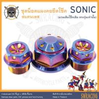 ราคา ชุดน็อตแผงคอ SONIC งานแสตนเลส ยึดโช๊ค ยึดแผงคอ Sonic ตรงรุ่นเดิมเท่านั้น ราคาต่อ 1 ชุด งานเฮงสกรู (18820360850)
