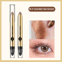 ราคา High Gloss Eye Shadow Pen Pearlescent Fine Flash Bright Double Ended Eyeshadow 6สี Shimmer Shadow Eye (16680206575)