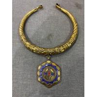 ราคา สร้อยคอเนปาล งานฝีมือสีทองเหลืองโบราณ (19014620182)