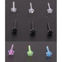 ราคา ต่างหูก้านพลาสติกหัวหมุด ก้านห่วงพลาสติก (19467270832)