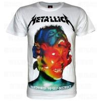ราคา เสื้อเชิ้ตวง New Fashion Metallica RockYeah สีขาว ไซส์ M L 2023 (19766628685)
