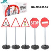 ราคา ของเล่นไฟจราจรจำลองสถานการณ์ป้ายจราจรด้านความปลอดภัยของเล่นการศึกษาวิทยาศาสตร์1ชุด (19822126404)