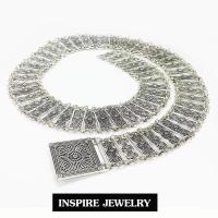 ราคา Inspire Jewelry เข็มขัดเทียมเงิน มีสีเงินยวง เงินรมดำ สีทอง สีนาก มุก สวยงามมากเข็มขัดเทียมเงิน รมดำ สวยงาม ปราณีต ราคาประหยัด (359679337)