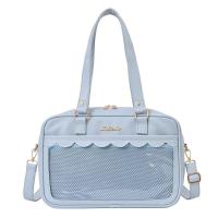 ราคา PeachSister พร้อมส่ง มีพู่ปอม ๆ Ita Bag หนัง PU มี 4 สี กระเป๋าสะพาย ใส่ตุ๊กตาเล็ก โชว์เข็มกลัด กระเป๋าใส (21173199948)