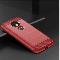ราคา Motorola Moto G6 Play เคส Moto G6Play คาร์บอนไฟเบอร์ TPU ซิลิโคนนิ่มฝาหลังเกราะเคสโทรศัพท์ (13619243395)