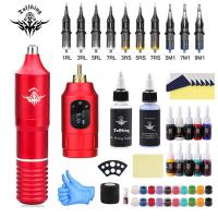 ราคา Spot parcel post Cross Border Explosion Models Tuffking Tattoo Kit Tattoo Machine Tool Outfit Tattoo Pen Set Tattoo Brush Machine (19302222482)