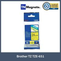 ราคา เทปพิมพ์อักษร Brother P Touch Tape TZE 24mm เทปพิมพ์อักษร ขนาด 24 มม แบบเคลือบพลาสติก เลือกสี TZE 251 ดำ ขาว TZE 651 ดำ เหลือง TZE 555 ขาว น้ำเงิน (10082959715)