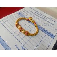 ราคา ข้อมือ ลงยาทองหุ้มแท้จากเยาวราช ขนาด3บาท รับประกัน 1ปี ทองแท้เศษทองแท้100 (19076530895)