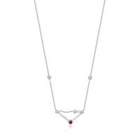 ราคา A CEMI Zodiac Necklace สร้อยคอราศีพลอยแท้ ชุบทอง 18K (21075269311)