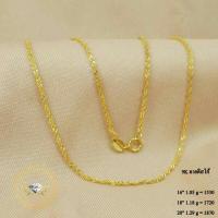 ราคา สร้อยอิตาลี 9k ลายดิสโก้ (15470831049)