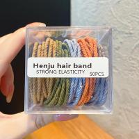 ราคา Korean New Simple Hair Tie Set High Elasticity Rubber Band Women Ponytail Hair Rope Ponytail Set with Box (19655281271)