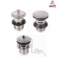 ราคา EAGLE ONE สะดืออ่างล้างหน้า สแตนเลสปัดเงา แบบสายโซ่ แบบดึงล็อค แบบสปริงกด (18809363829)