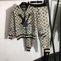 ราคา ชุดเสื้อโค้ทสองชิ้นกางเกงลำลองสำหรับใส่วิ่ง LV ของแท้ชุดเสื้อกันหนาวต่อกันแฟชั่น (18259213824)