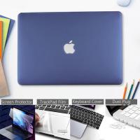 ราคา Woldone 5 In 1 BundleสำหรับMacbook 2023 Air 15 Pro 13 15 16 นิ้วAir 11 13 กรณีRetina 2020 2019 2018 2017 Touch Bar A2289 A2251 A2141 A2179 Touch IDหน้าจอและแป้นพิมพ์ซิลิโคนป้องกันปลั๊กTrackpadฟิล์ม (3