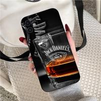 ราคา Casing หรับ iPhone 11 12 Mini X Xs XR Pro Max 6 6s 7 8 6 7 8 Plus 5 5s SE 2020 G137 jack daniel Wine Pattern Phone เคสโทรศัพท์ อ่อนนุ่ม TPU Black ปก (19711063979)