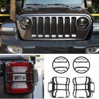 ราคา for Jeep JL Car ABS Headlight Cover Taillight Trim Decorative Covers for Jeep Wrangler JL 2018 2020 (19460856165)