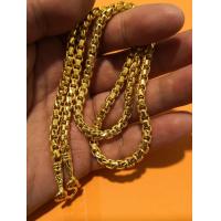 ราคา ลดล้างสต็อก 3024095 สร้อยคอ 3 บาท 24 นิ้ว เหมือนจริงเปะ ทองไมครอน ทองชุบ เศษทอง ทองปลอม หุ้มทอง ทองหุ้ม สร้อยทองโคลนนิ่งทอง (1403766483)