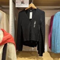 ราคา UNIQLO เสื้อโค้ทแขนเสื้อกันหนาวแบบบางบางสำหรับฤดูใบไม้ผลิเสื้อคาร์ดิแกนถัก2023 458055 (20346389209)