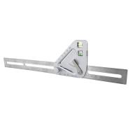 ราคา 1 Pcs Multi Functional Woodworking Ruler Stainless Steel Woodworking Triangle Ruler Premium Adjustable Protractor (20382610839)