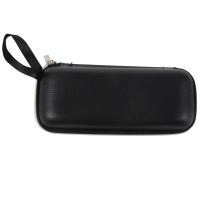ราคา Artificial Leather Sunglasses Eyeglasses Zipper Case with Strap Black (20126787202)