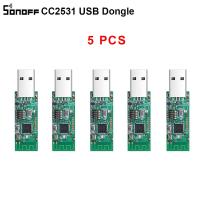 ราคา ITEAD SONOFF CC2531 Zigbee USB Dongle Smart Zigbee Hub Gateway Zigbee Packet Sniffer พร้อม CC2531ZNP Prod Firmware สำหรับ Zigbee2mqtt Application รองรับ SONOFF Zigbee Switch Plug Sensor (19405249929)