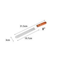 ราคา สปาตูล่า สเตนเลสแท้ ด้ามจับไม้ มีให้เลือกทั้งแบบตรง แบบงอ ขนาด 4 6 8 10 นิ้ว ที่ปาดเค้ก Spatula สปาตูลา ที่ปาดหน้าเค้ก มีดปาด (17430572665)