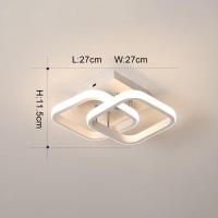ราคา โคมไฟเพดาน มินิมอล ไฟตกแต่งห้องนอน Led โคมไฟเพดานห้อง โคมไฟเพดานห้องนอน (19309302131)