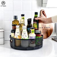 ราคา DANLE จัดส่งฟรี หมุนชั้นวางของ เครื่องปรุงอาหารเครื่องป รหมุนกล่องเก็ บของห้องนั่ หมุนชั้นวางเครื่องปรุงรส สามารถหมุนจา นเสียงหลายชั้นของเครื่องปรุงรส Condiment rack กล่องเก็บเคร ชั้นวางของในครัว ชั้น