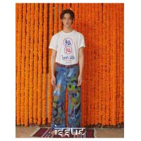 ราคา ISSUE RS23 T shirt เสื้อยืดสีขาวพิมพ์ลายคำมงคล (17380201228)