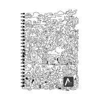 ราคา สมุดโน้ตปกแข็ง สันห่วง ชุด Circle of Life White (962958641)