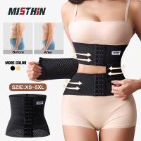ราคา Women Waist Trainer Double Belt Free Shipping Slimming Waist Trainer Corset for Shapewear Tummy Control (20127917221)